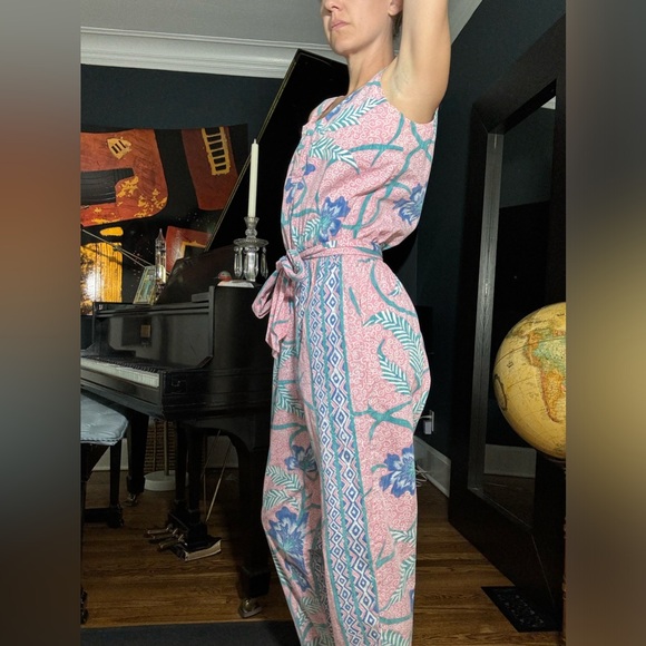 Vintage 80’s Reyn Spooner women's Hawaiian floral bright jumper size small - Picture 5 of 9